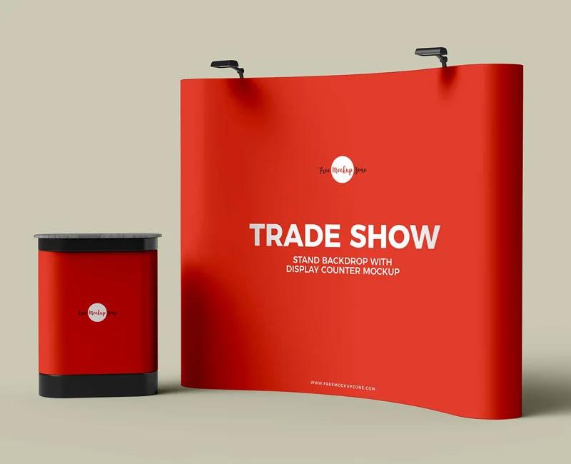 Straight Pop-Up Display with Hard Case